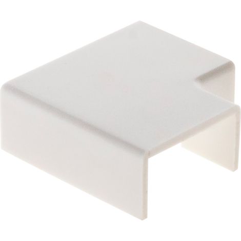Zenitech – Lot de 4 angles plats 20 x 10mm – Blanc – Accessoire pour goulotte électrique – Installation électrique organisée (1/5)
