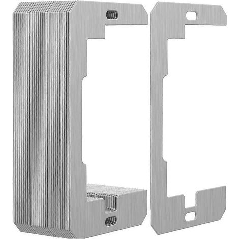 Packung mit 30 Wandabstandshaltern für Steckdosen, aus Metall, für die Unterputzmontage, zur Steckdosenreparatur. (1/5)