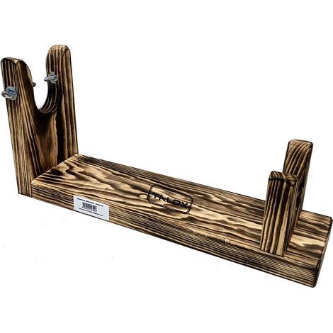 Support à Jambon TaloX Artisan en Bois avec Base 52x14 cm