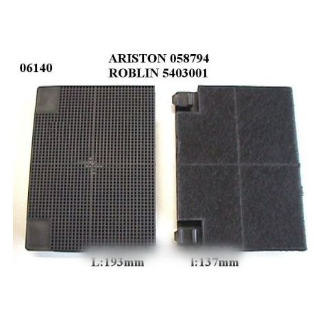 Filtre à charbon pour Hotte SCHOLTES C00058794