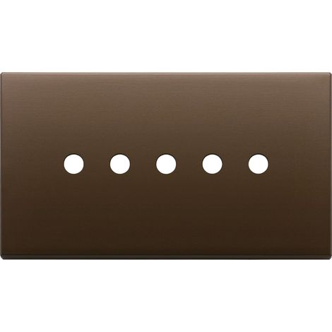 VIMAR - 22689.RN.5.12 Placca 5Mx5 BS Tondo bronzo scuro spazz.