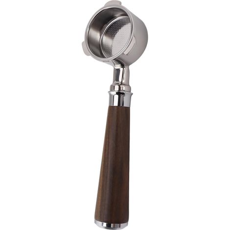 Porte-filtre à 3 oreilles 51 mm en acier inoxydable sans fond, compatible avec les machines à café Donlim, Petrus, Bear et Yanxuan, et Blackthorn. (1/5)