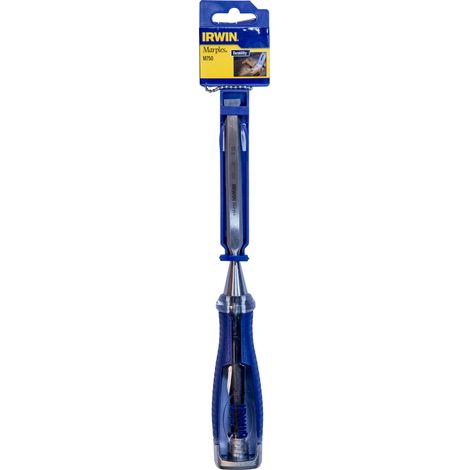 Cincel para madera IRWIN MS750 12 mm acero al carbono bisel estrecho mango ergonómico azul