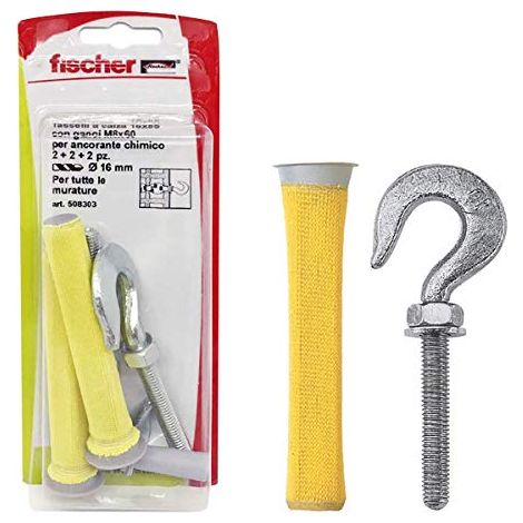 Kit tasselli e ganci - fischer