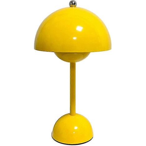 Lampe de table LED en forme de bouton de fleur, style nordique, lampe de chevet/bureau, décoration champignon pour la chambre, veilleuse Y (1/5)