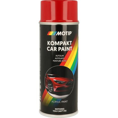 PEINTURE ACRYLIQUE KOMPAKT 41194 ROUGE METALLISE BRILLANT 400ML MOTIP