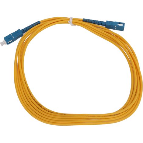Câble fibre optique monomode un cœur, polissage haute précision, connecteur céramique, opération répétable, cordon de brassage fibre, technologie de meulage avancée. (1/5)