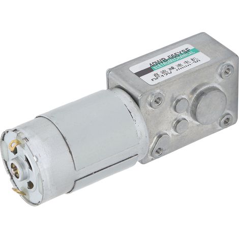 Turbinen-Schneckengetriebemotor, Gleichstrom, hohes Drehmoment, niedrige Drehzahlregelung, klein, 2-Wege, DC 12 V, XD40WB-555YSF, 30 U/min (1/5)