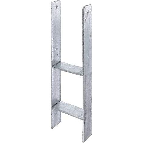 GAH Alberts  H-Staffa ETA-10/0210  141x300x600x60mm acciaio grezzo  zincato a caldo  – 213893 (1/4)