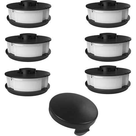 6 Spulen + 1 Spulenabdeckung passend für Gardenline EINHELL Rasentrimmer GLR GLT (1/4)