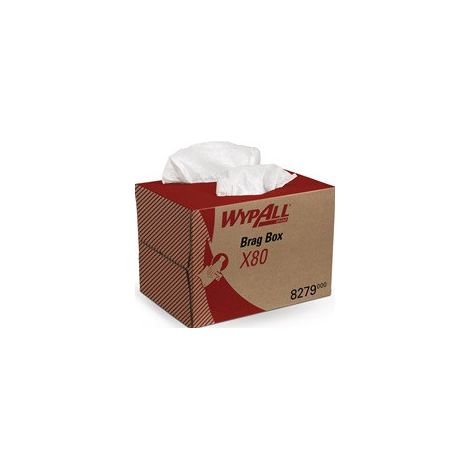 Paño de limpieza WYPAll® X80 8279 L424xW282 aprox. Mm blanco caja de 1 capa WYPALL