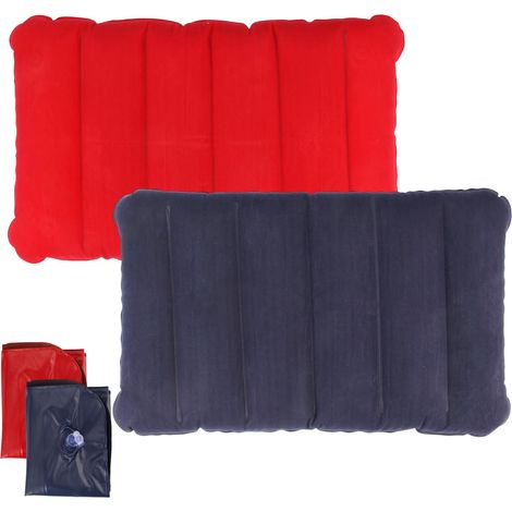 2 Aufblasbare Strandkissen 47x30cm camping Luftkissen (1/5)