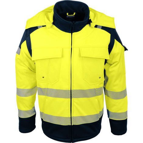 Veste haute visibilité softshell Singer Safety Jaune 3XL. (1/2)