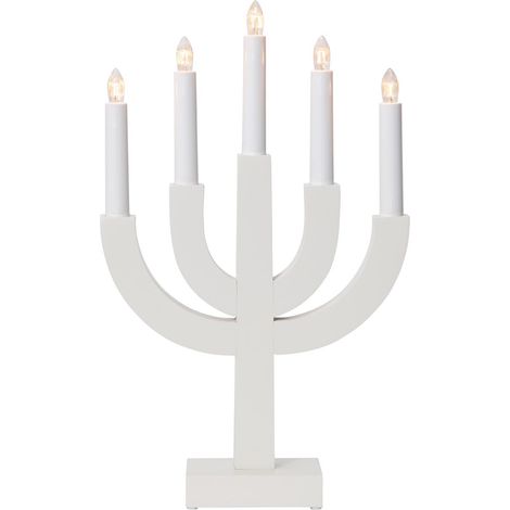 Fensterleuchter "Selma", 5-flammig, weiß (1/4)
