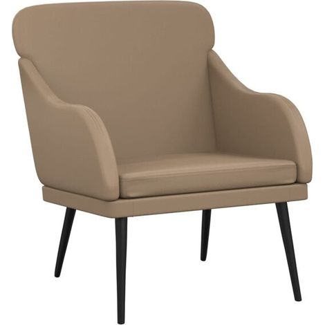 Fauteuil Cappuccino, dimensions : 63 x 76 x 80 cm, cuir artificiel. (1/5)