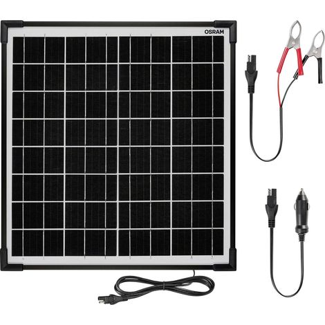 [GEBRAUCHT] B-Ware Osram Automotive Kfz Ladegerät Batterieladegerät 12 V 1.11 A Solarbetrieb Ip65