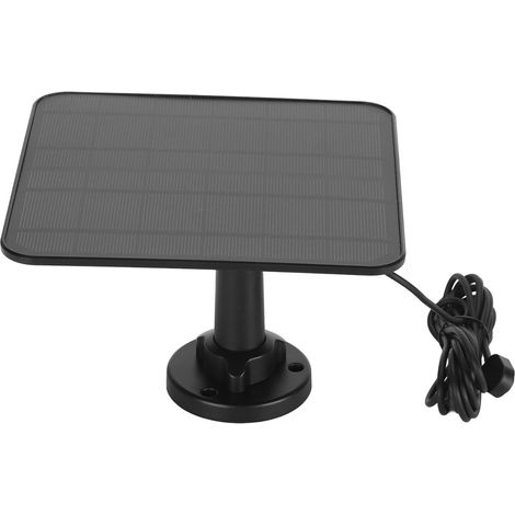 Chargeur solaire 12 W étanche IP65 pour caméra de sécurité Arlo Pro 3, Pro 4, Ultra 2 et Go 2 (noir) (1/5)