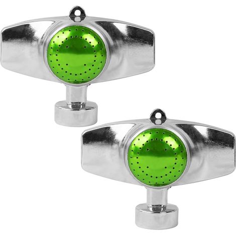 Arroseur à motif circulaire en métal à 360 degrés pour l'arrosage de la pelouse de la cour - Vert - 2 pièces (1/5)