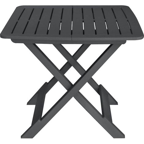 Maison Exclusive - 3dílný skládací bistro set plastový antracitový (1/5)