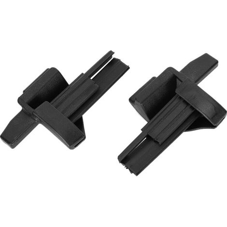 Attaches de tablette arrière pour Mercedes Classe A W169 - Lot de 2 - Noir (1/5)