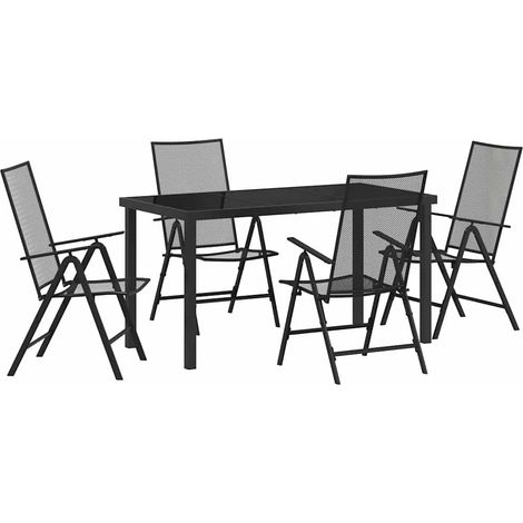 Maison Exclusive - Set da Pranzo per Giardino 5 pcs Antracite (1/5)