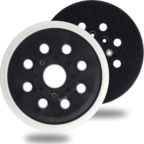 Lntyq Plateau de Ponçage 125 mm Compatible avec Bosch RS035 GEX 125-1 AE, PEX 220 A, PEX 220 AE, SKIL 7402/7490 Ponceuse Excentrique par Poweka (1/5)