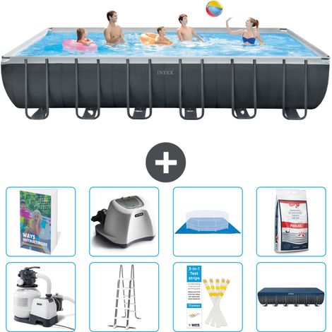 Ultra XTR Pool Rechteckig - 732x366x132 cm - 9-teilig S649