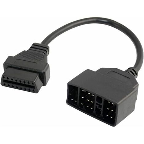 royaluxe-OBD2 22 broches vers 16 broches Câble de diagnostic Adaptateur – Compatible avec Toyota, OBDII Câble d'extension mâle vers femelle pour diagnostic de véhicule (1/4)