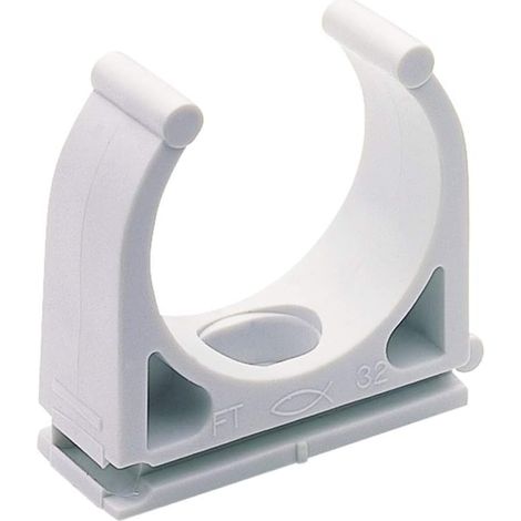 Rohrbefestigungsschellen – 100er-Packung – Robustes Kunststoffmaterial – 16 mm Durchmesser – Für Elektro- und Sanitärinstallationen (1/5)