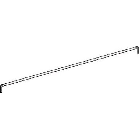 Echafaudages Stéphanois – Lisse d'extrémité 0,80m – Accessoire pour échafaudage – Pour chantiers humides – Matériau en acier galvanisé