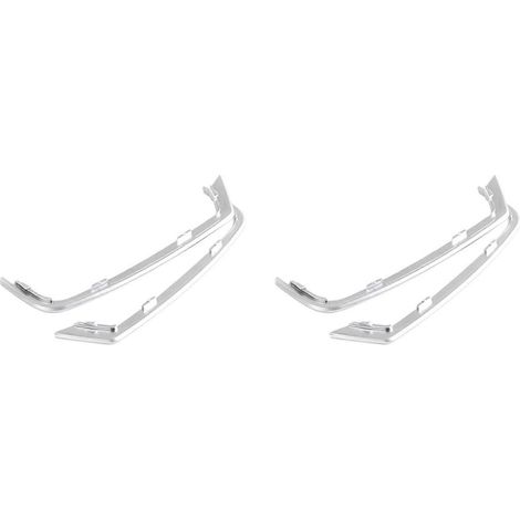 Lot de 4 caches autocollants pour tweeters de porte BMW Série 5 F10 F11 (2011-2013), cadre de haut-parleurs de porte chromé ABS (1/5)