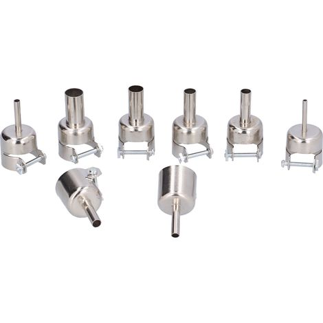 Kit de 8 buses pour pistolet à air chaud 850 pour station de soudage/dessoudage (3 mm/4 mm/5 mm/6 mm/7 mm/8 mm/10 mm/12 mm). (1/5)