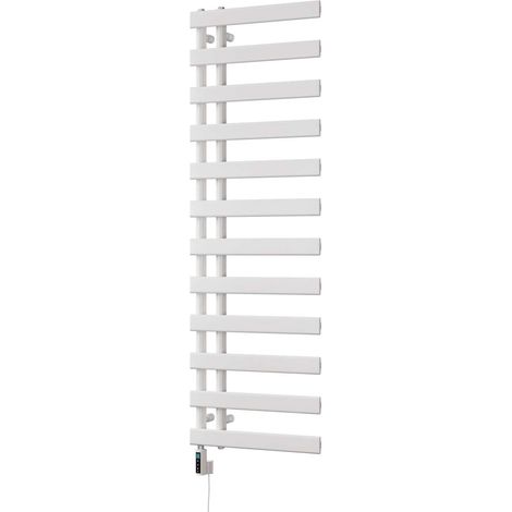Agar - White Electric Towel Rail H1564mm x W500mm 600w Thermostatic WIFI (1/3)
