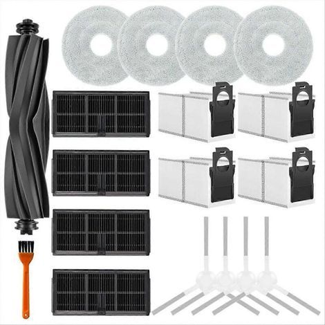 18 pièces pour aspirateur L10S Ultra Gen 2 : brosse latérale principale, filtre HEPA, chiffon de nettoyage, sac à poussière [RM] (1/5)