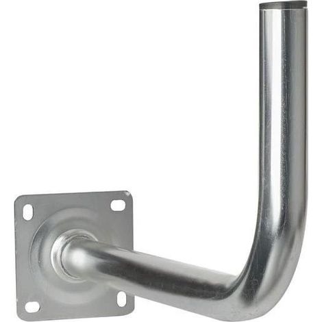Support mural coudé - EXTRALINK - L500 - 500 mm - Tube 38×1,5 mm - Acier galvanisé (1/5)