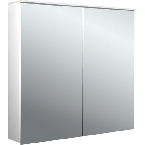 Armario con espejo iluminado emco flat 2 design LED con panel (1/5)