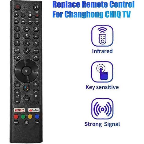 Télécommande de remplacement pour téléviseur LED Changhong GCBLTVC1GBBT GCBLTVC1GBBT-C5 GCBLTVC1GBBT-C2 GCBLTVC1GBBT-C6 - FFY (1/4)