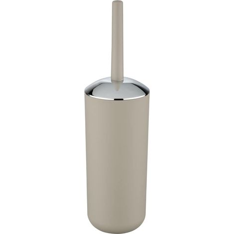 Brosse WC Brasil Taupe - Porte-Brosse WC incassable, Plastique (TPE), 10 x 37 x 10 cm, Taupe (1/5)