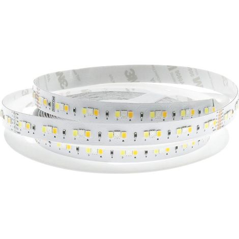 IluminaShop - Tira LED 70W 24v DC SMD2835+3535 168 LED/m 14W/m IP20 RGB+CCT (5 metros) RGB+3000+4000+6000 (1/3)