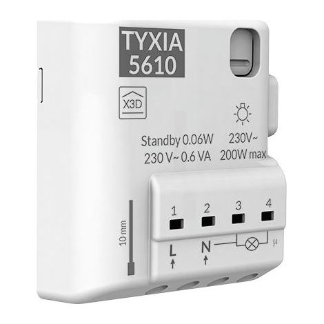 Récepteur micromodule 1 voie éclairage ON/OFF - 6351400 - tyxia5610 - Delta Dore