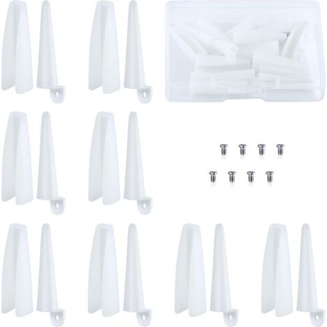 paires de 8 mâchoires en de remplacement pour nez rond mâchoire en Nylon pince de réparation pince à nez plat en Nylon conseils de remplacement pour lunettes réparation de cadres (1/5)