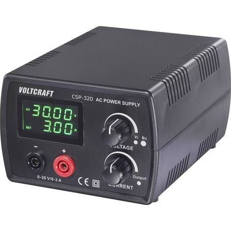 VOLTCRAFT CSP-320 Alimentatore da laboratorio regolabile 0 - 30 V/DC 1 - 3 A 90 W Num. uscite 1 x