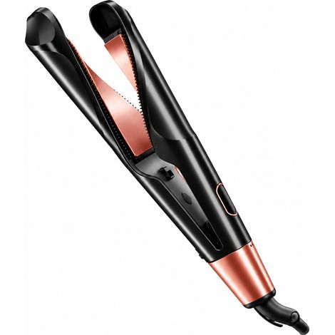 Piastra Capelli 2 in 1 Ceramica 150-230°C con Display LED (1/5)