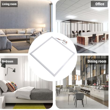 [Lámpara de techo LED] Lámpara de techo moderna de 48 W para sala de estar, cocina y dormitorio. (1/5)
