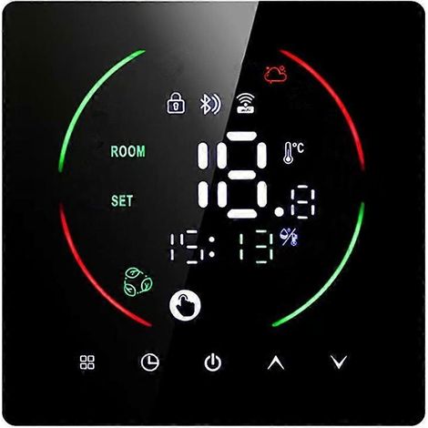 Thermostat intelligent Tuya pour chauffage au sol chauffant, compatible Wi-Fi, avec régulateur de température pour chaudière électrique (TRV 3A). (1/5)