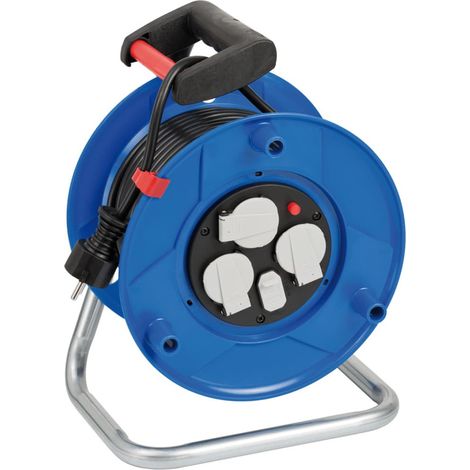 Brennenstuhl Enrouleur de câble Garant avec chargeur USB 25m H05VV-F3G1.5 - 1215050600 (1/4)