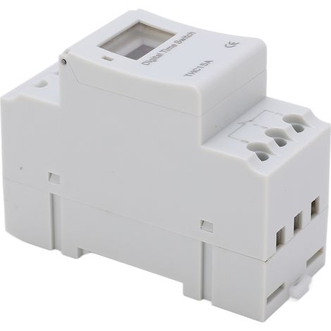 Interrupteur horaire électronique THC15A avec affichage LCD, minuterie numérique programmable pour lampadaires (1/5)