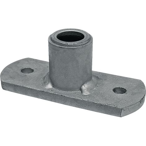 Lagerflansch mit Buchse für die Fadenwalze eines Kultivators, Abstand 100 mm (1/2)