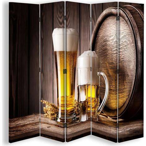 Paravento bilaterale, Birra - 180x170 (1/5)