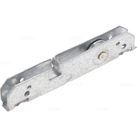 Charnière pour porte en galet 1306052 – Acier inoxydable – Charge maximale 50kg – Pour menuiserie intérieure – Modèle Godin (1/5)